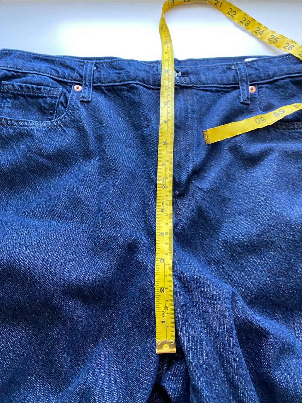 GAP Mid Rise Ultra Soft Baggy Jeans Woman 32/14 TALL Blue Lyocell Slouchy 2024 - Picture 12 of 16
